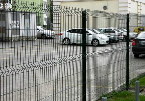 Ограждение парковки офиса, производства в Троицке